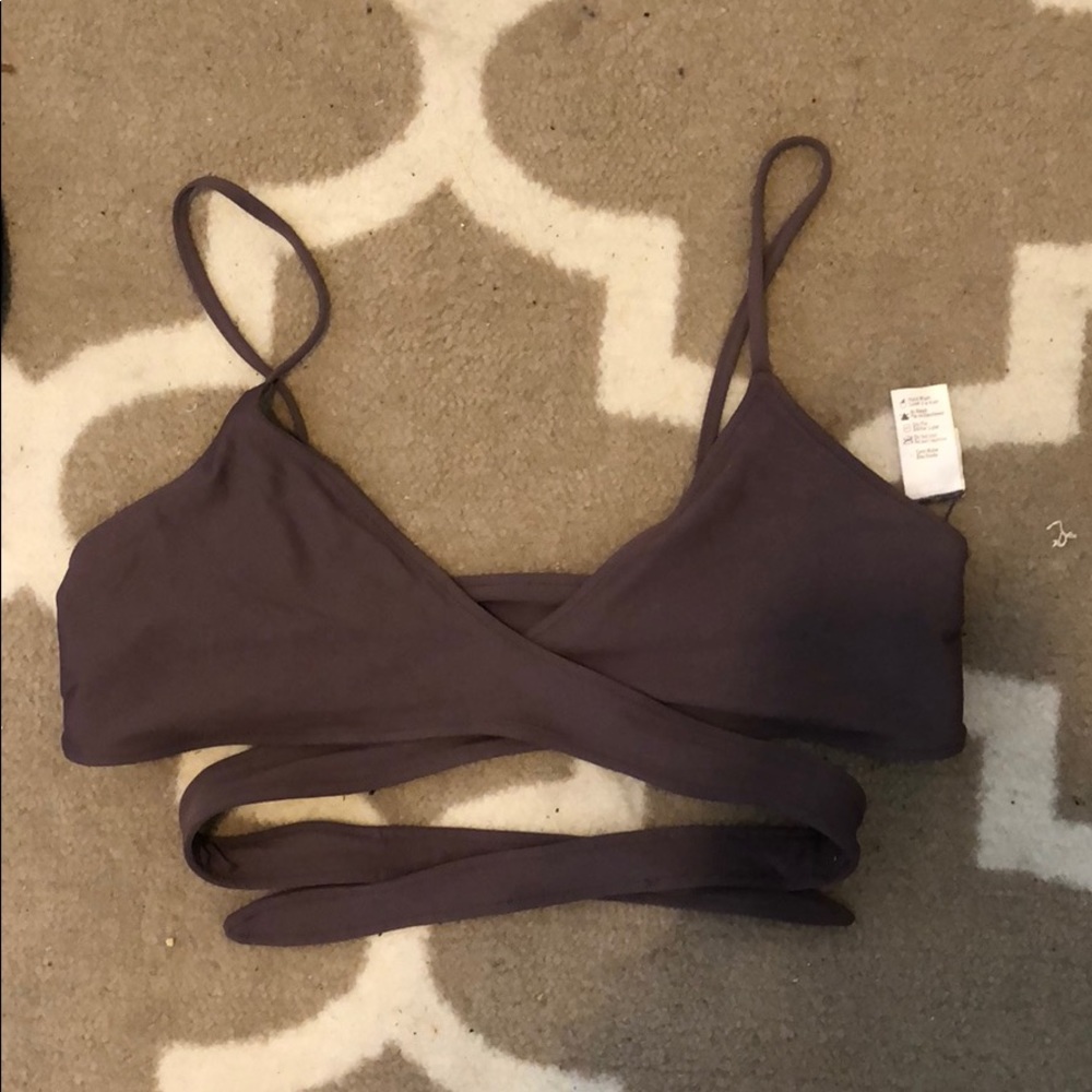 Lspace pebble chloe wrap top Large